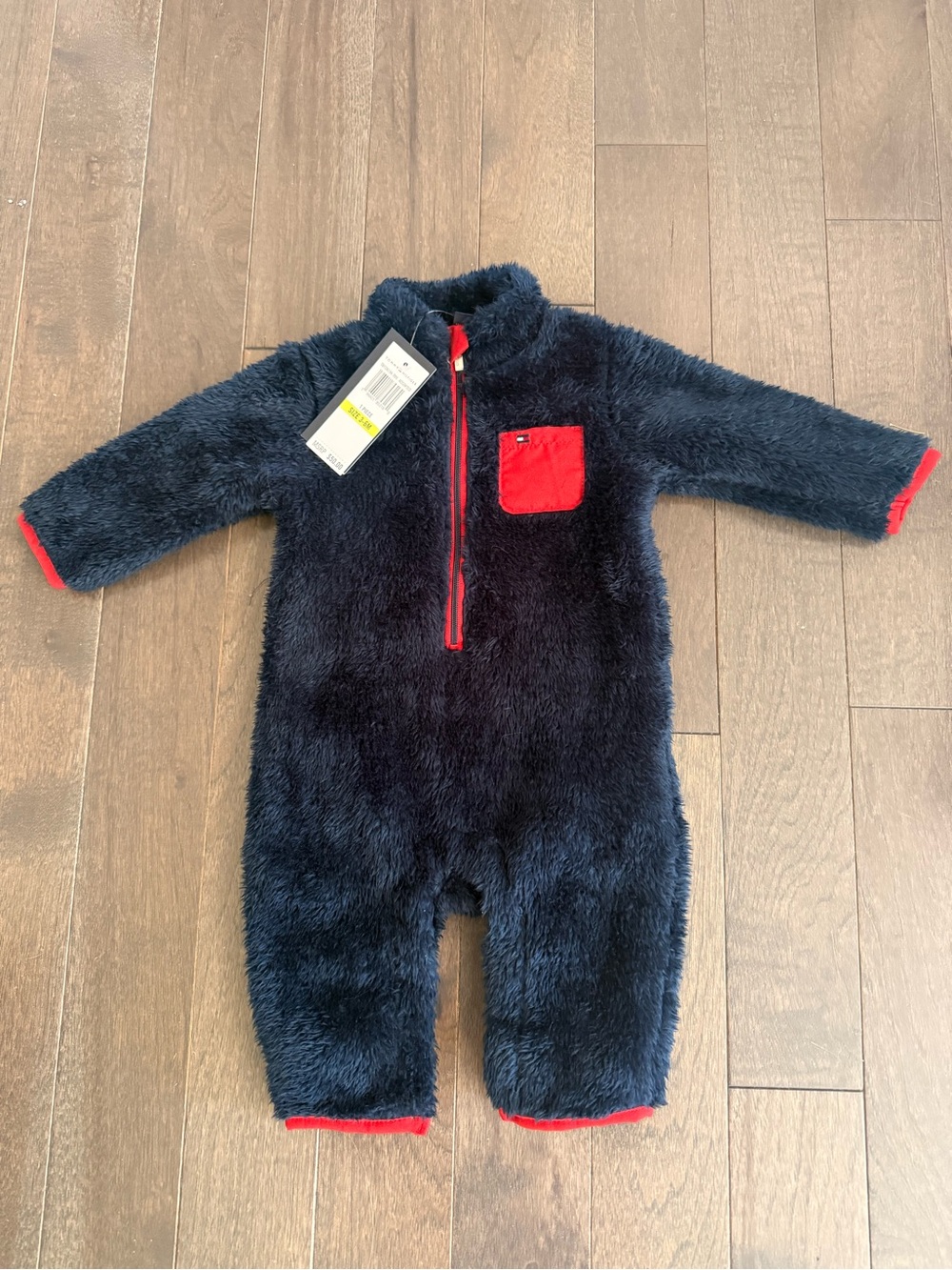 NWT 3-6 MONTH TOMMY HILFIGER FLEECE